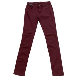 Mavi gold Alexa Mid-Rise super Skinny Jeans wine red